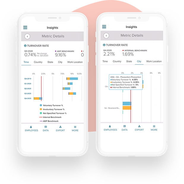 screenshot of ADP DataCloud